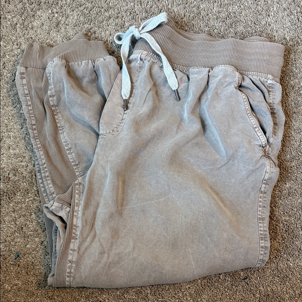 Aerie Taupe Joggers